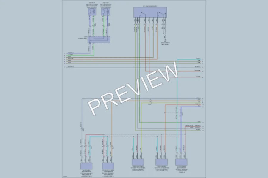 2010 Mitsubishi LancerEvolution Power Door Locks wiring diagram preview