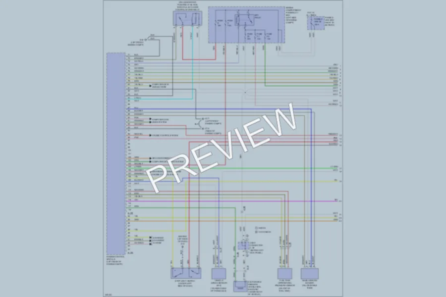 2010 Mitsubishi LancerSportback Engine Performance wiring diagram preview