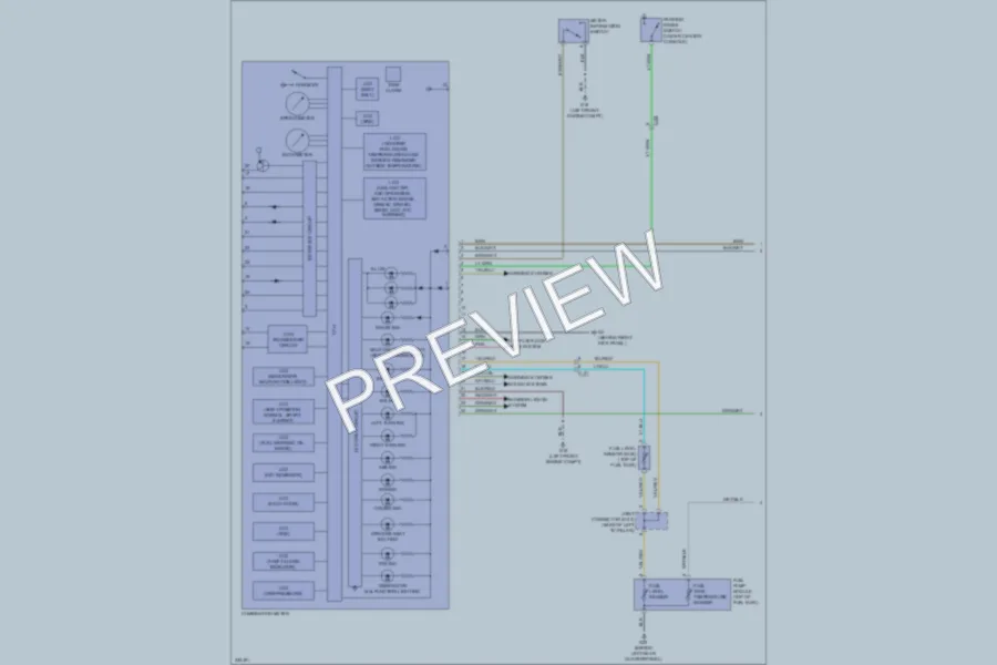 2010 Mitsubishi LancerSportback Instrument Cluster wiring diagram preview