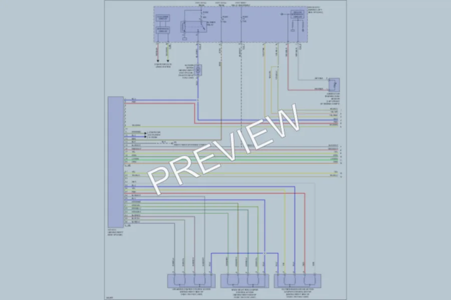 2010 Mitsubishi Outlander Air Conditioning wiring diagram preview