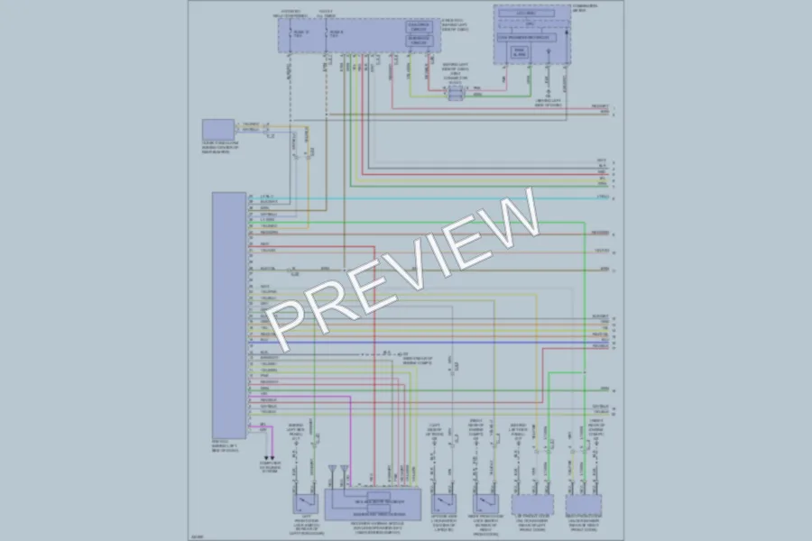 2010 Mitsubishi Outlander Power Door Locks wiring diagram preview