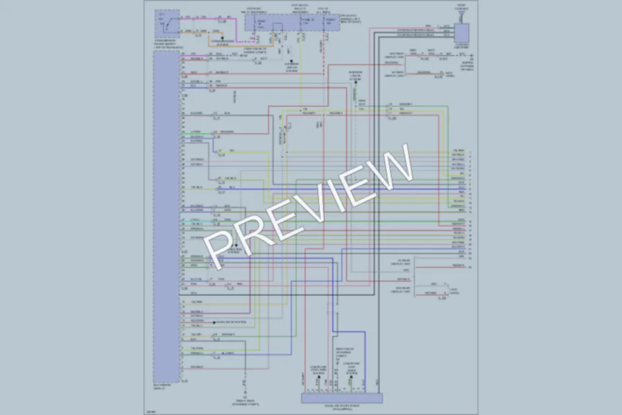 2010 Mitsubishi Outlander Radio wiring diagram preview