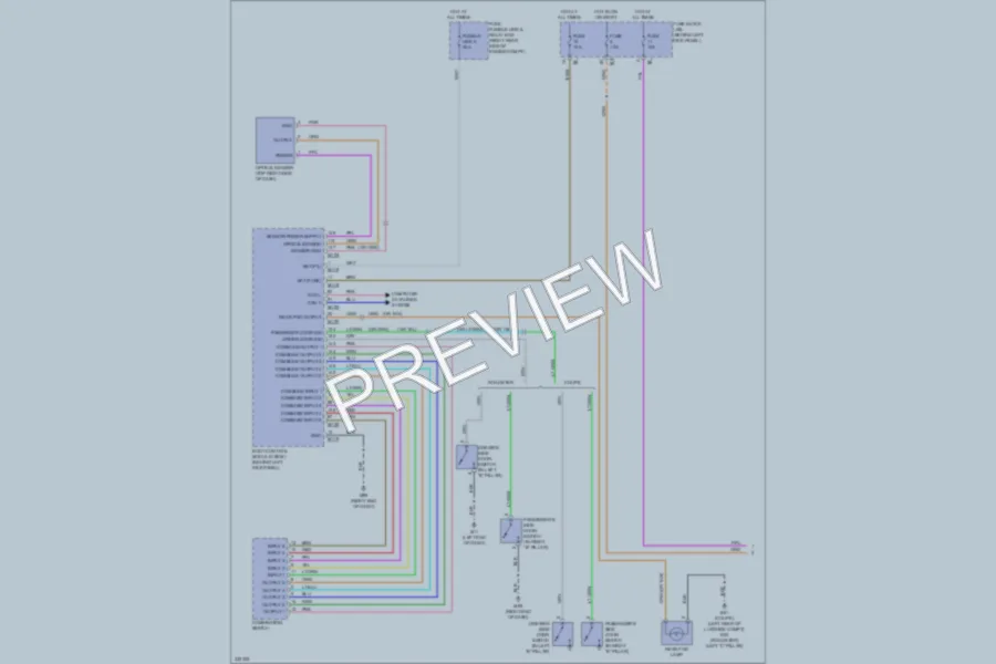 2010 Nissan 370Z Headlights wiring diagram preview