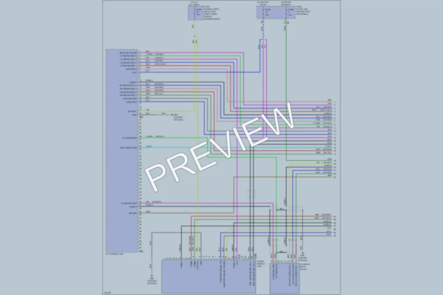 2010 Nissan 370Z Radio wiring diagram preview