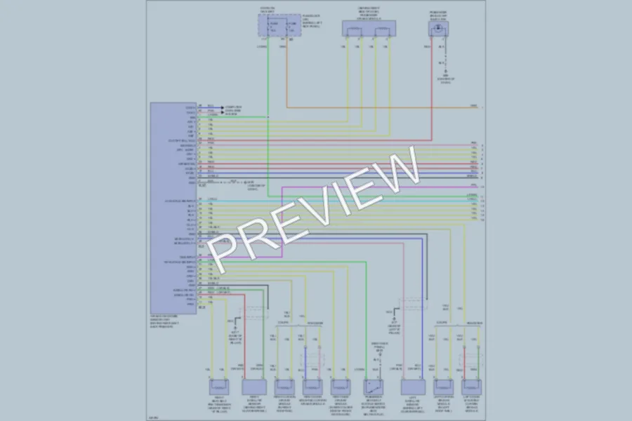 2010 Nissan 370Z Supplemental Restraints wiring diagram preview
