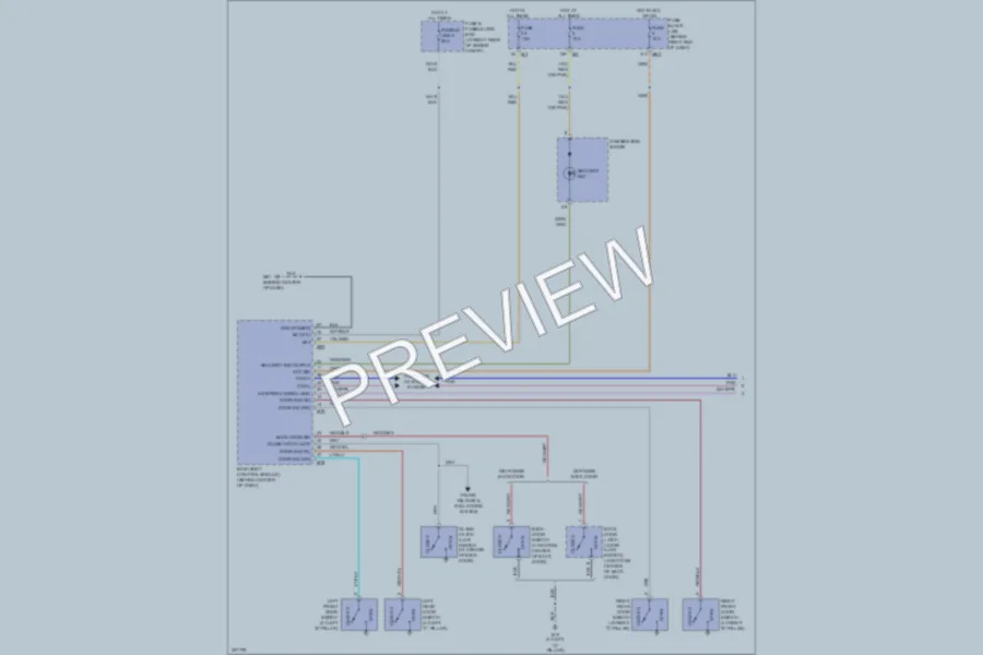 2010 Nissan Armada Anti Theft wiring diagram preview
