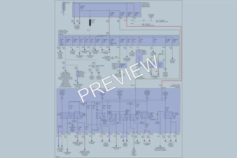 2010 Nissan Armada Power Distribution wiring diagram preview