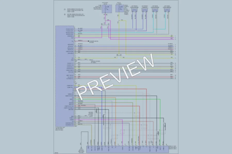 2010 Nissan Armada Radio wiring diagram preview