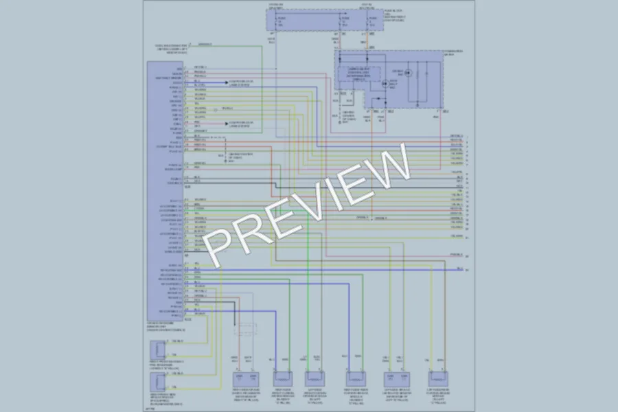 2010 Nissan Armada Supplemental Restraints wiring diagram preview