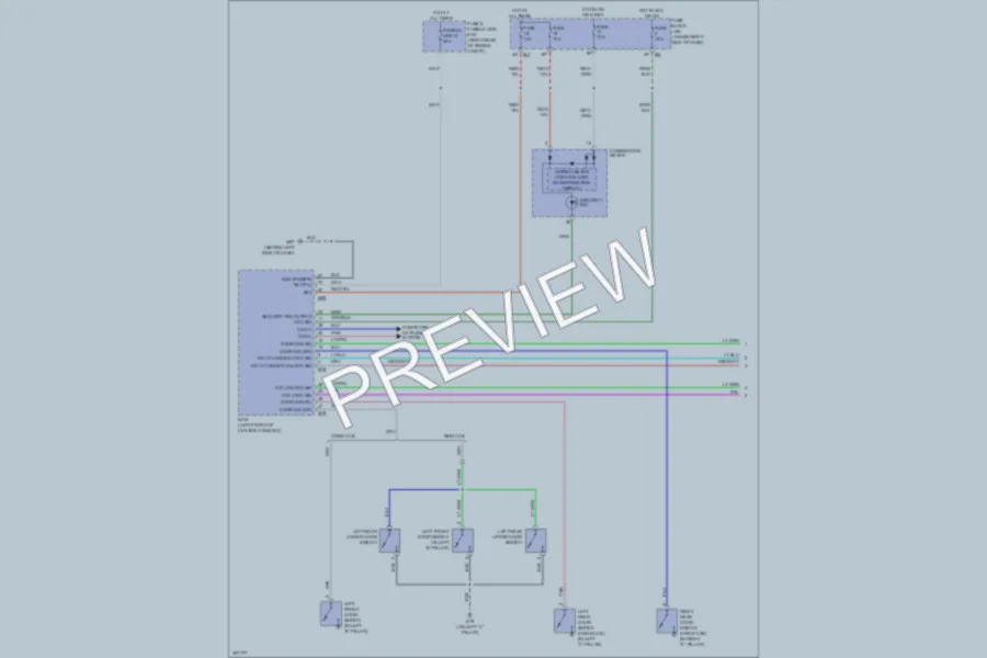 2010 Nissan Frontier Anti Theft wiring diagram preview