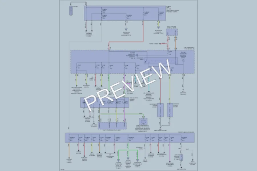 2010 Nissan GTR Power Distribution wiring diagram preview