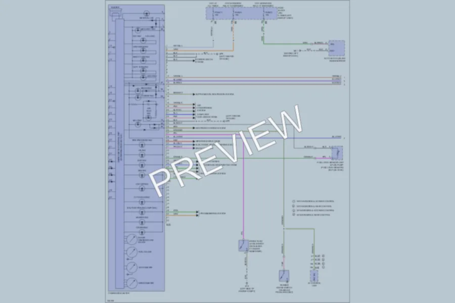 2010 Nissan Maxima Instrument Cluster wiring diagram preview