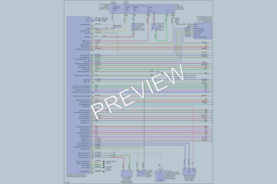 2010 Nissan Maxima Power Door Locks wiring diagram preview