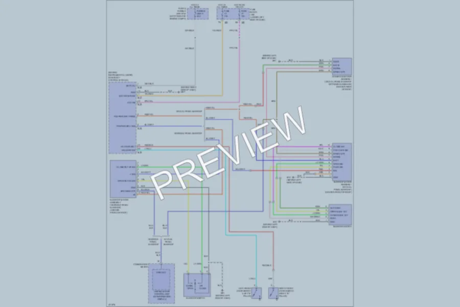 2010 Nissan Maxima Power Top Sunroof wiring diagram preview