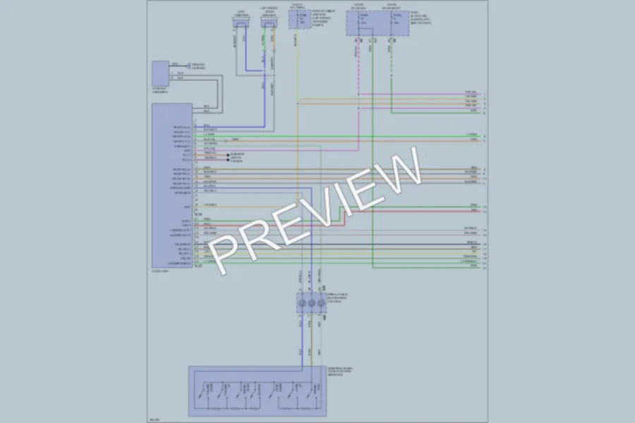 2010 Nissan Maxima Radio wiring diagram preview