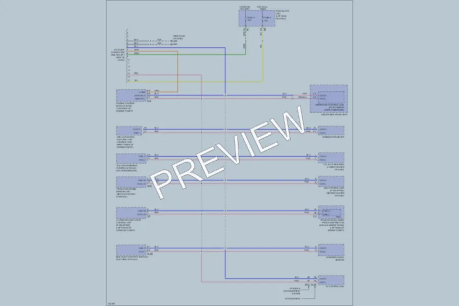 2010 Nissan Murano Computer Data Lines wiring diagram preview