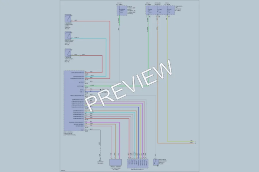 2010 Nissan Murano Headlights wiring diagram preview