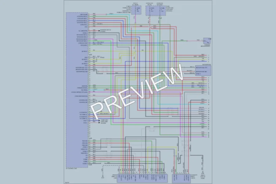 2010 Nissan Murano Navigation wiring diagram preview