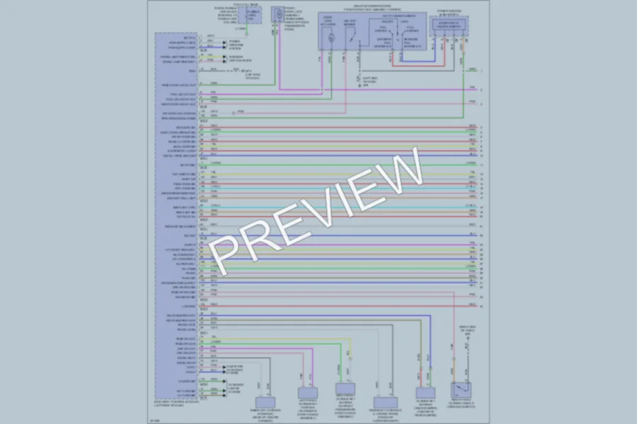 2010 Nissan Murano Power Door Locks wiring diagram preview
