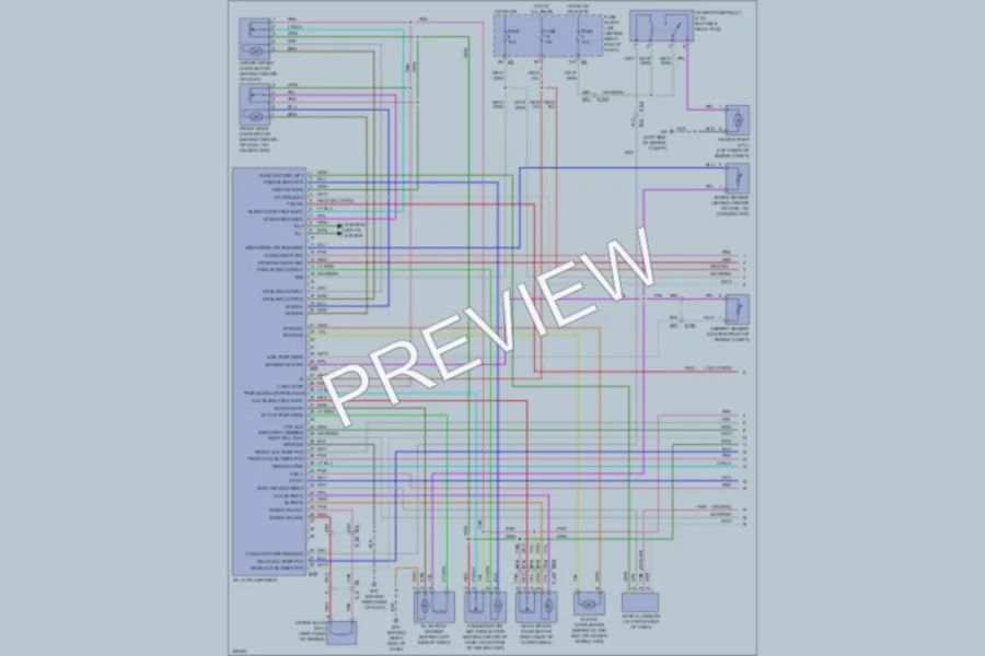 2010 Nissan Pathfinder Air Conditioning wiring diagram preview
