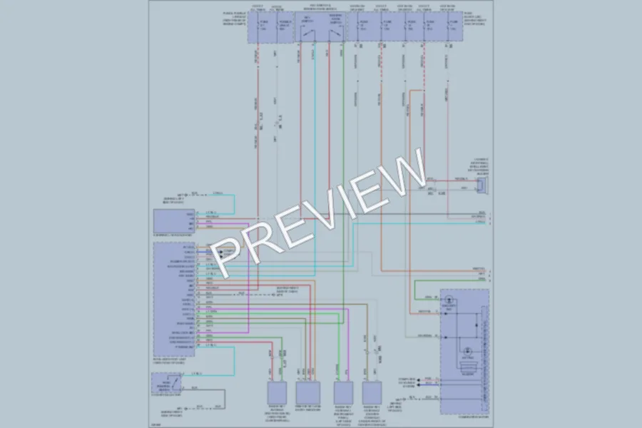 2010 Nissan Pathfinder Anti Theft wiring diagram preview