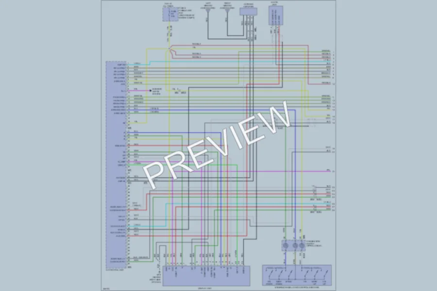 2010 Nissan Pathfinder Navigation wiring diagram preview