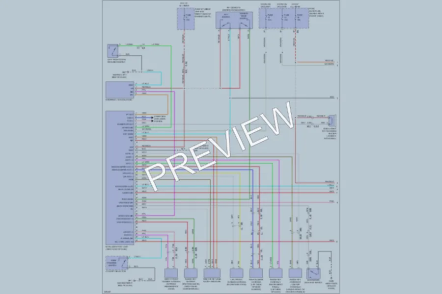 2010 Nissan Pathfinder Power Door Locks wiring diagram preview