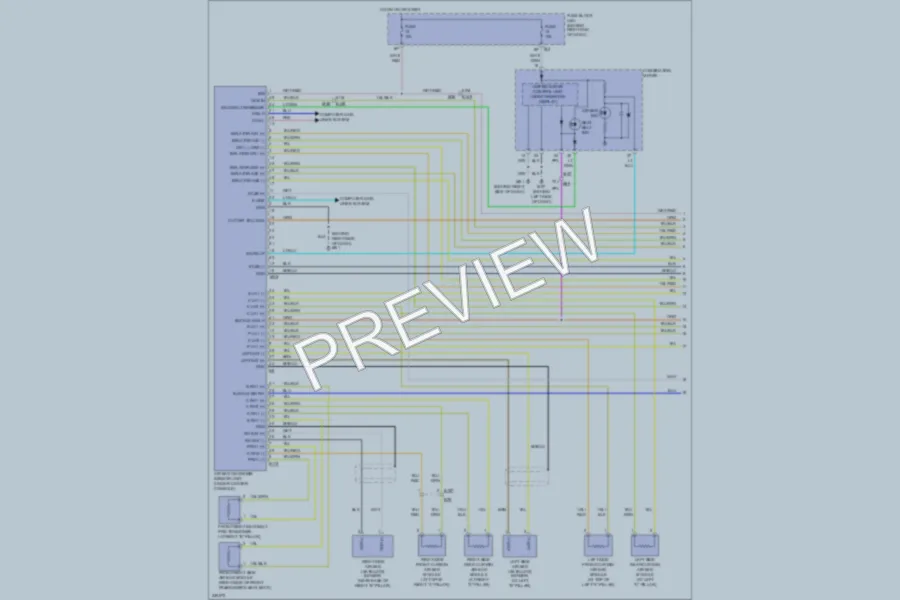 2010 Nissan Pathfinder Supplemental Restraints wiring diagram preview