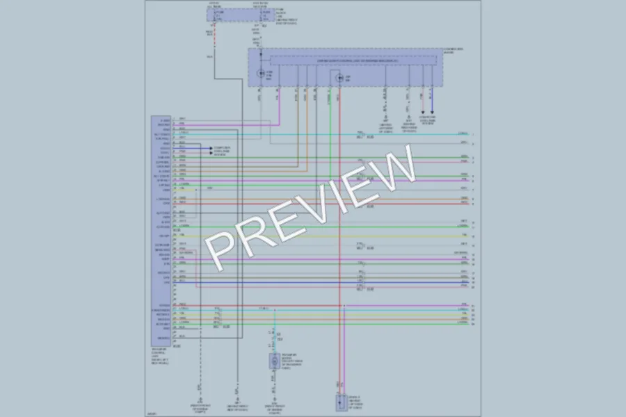 2010 Nissan Pathfinder Transmission wiring diagram preview