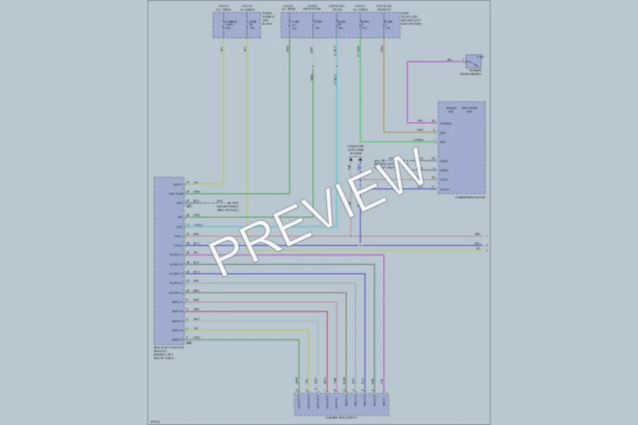 2010 Nissan Rogue Headlights wiring diagram preview