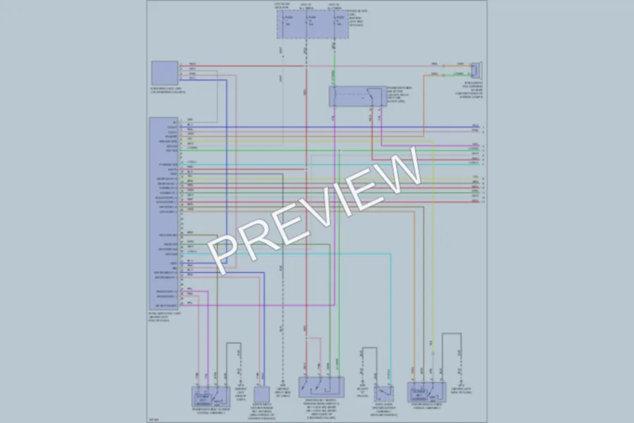 2010 Nissan Rogue Power Door Locks wiring diagram preview