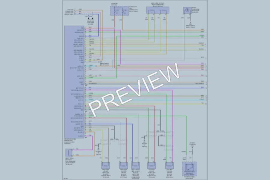 2010 Nissan Rogue Supplemental Restraints wiring diagram preview