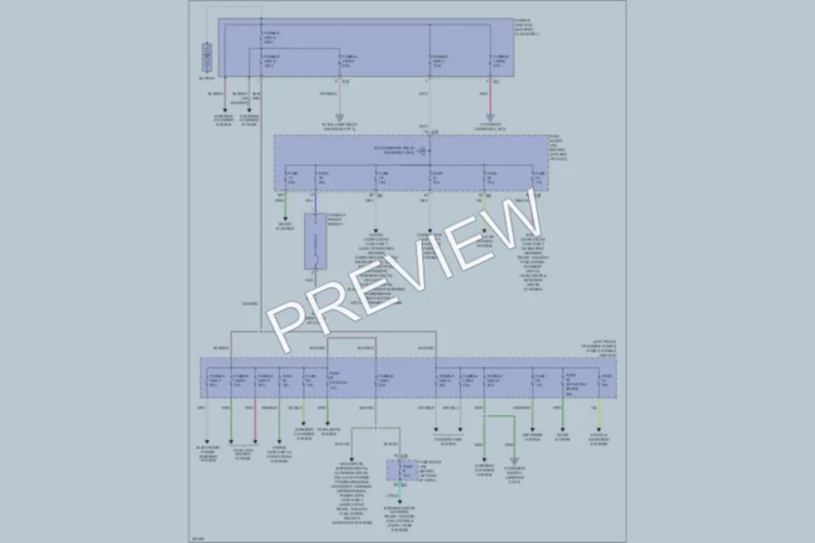 2010 Nissan Sentra Power Distribution wiring diagram preview