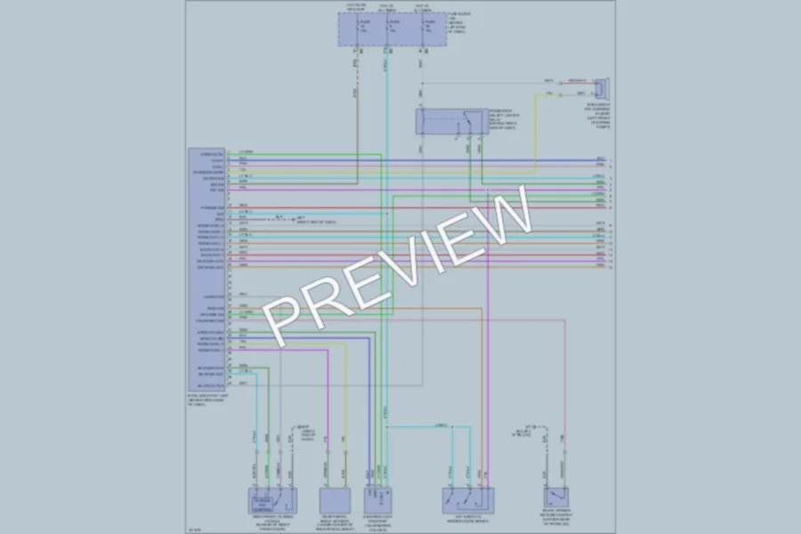 2010 Nissan Sentra Power Door Locks wiring diagram preview