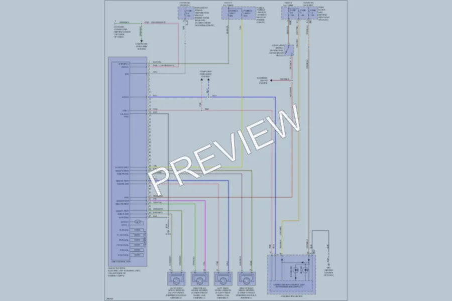 2010 Nissan Titan Anti Lock Brakes wiring diagram preview