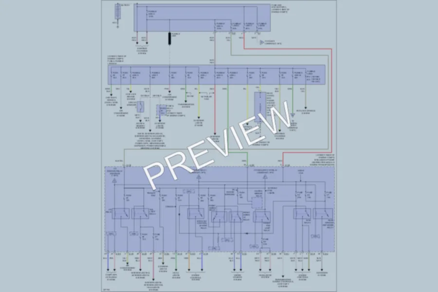 2010 Nissan Titan Power Distribution wiring diagram preview