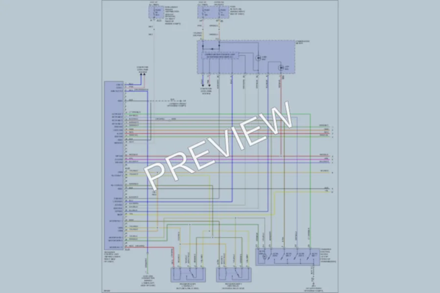 2010 Nissan Titan Transmission wiring diagram preview