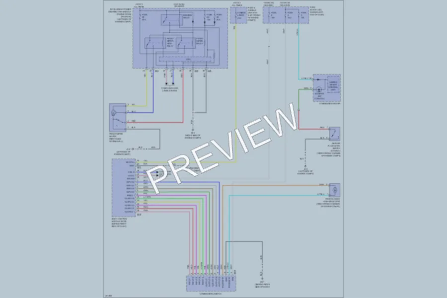 2010 Nissan Versa Wiper Washer wiring diagram preview