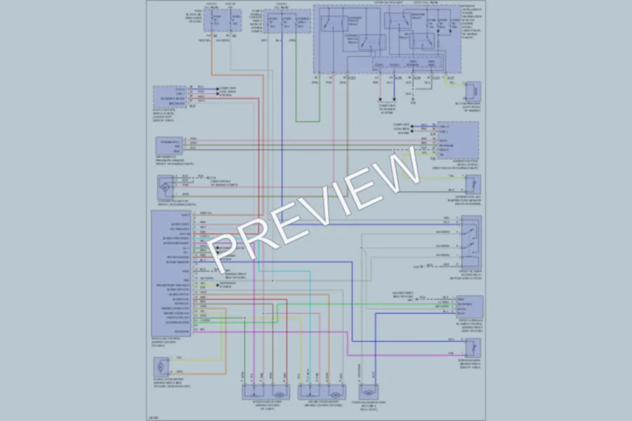 2010 Nissan Xterra Air Conditioning wiring diagram preview