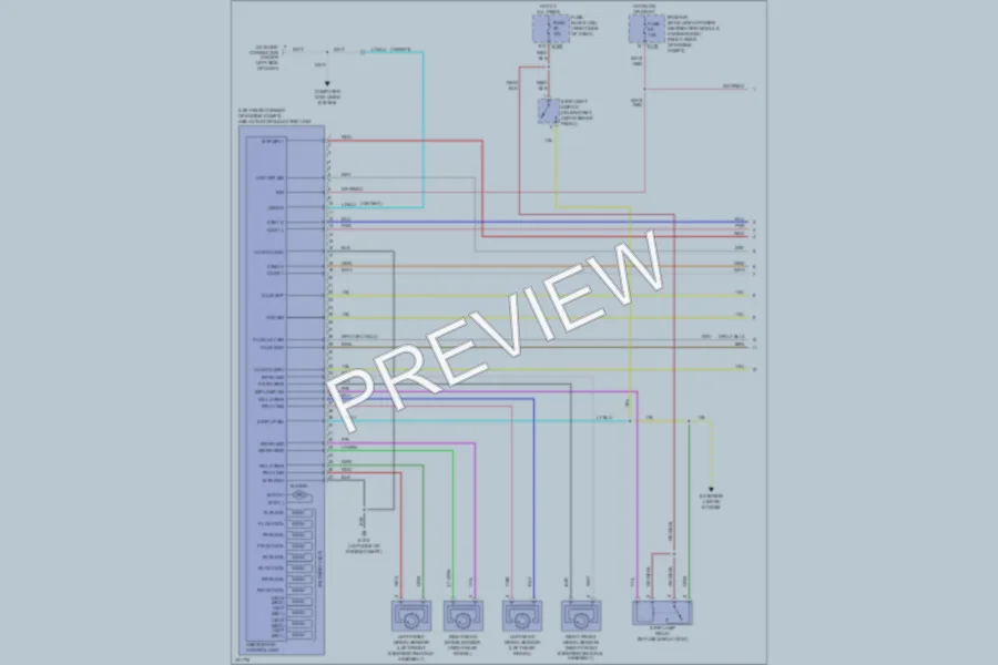 2010 Nissan Xterra Anti Lock Brakes wiring diagram preview