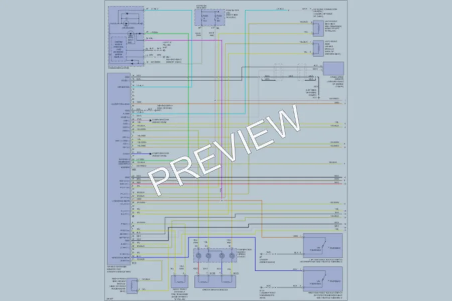2010 Nissan Xterra Supplemental Restraints wiring diagram preview