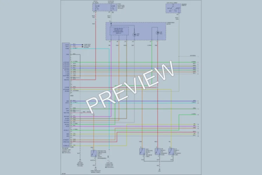 2010 Nissan Xterra Transmission wiring diagram preview