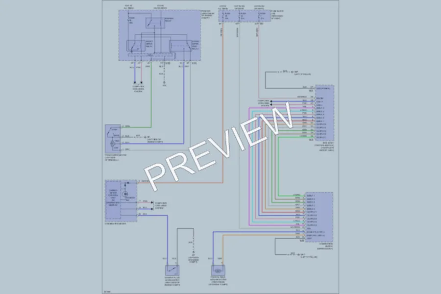 2010 Nissan Xterra Wiper Washer wiring diagram preview