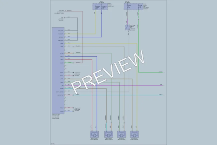 2010 Nissan cube Anti Lock Brakes wiring diagram preview