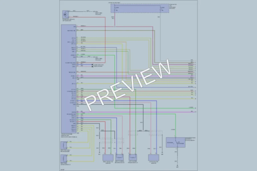 2010 Nissan cube Supplemental Restraints wiring diagram preview
