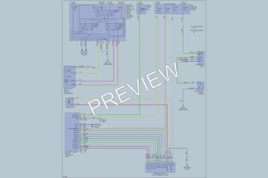 2010 Nissan cube Wiper Washer wiring diagram preview
