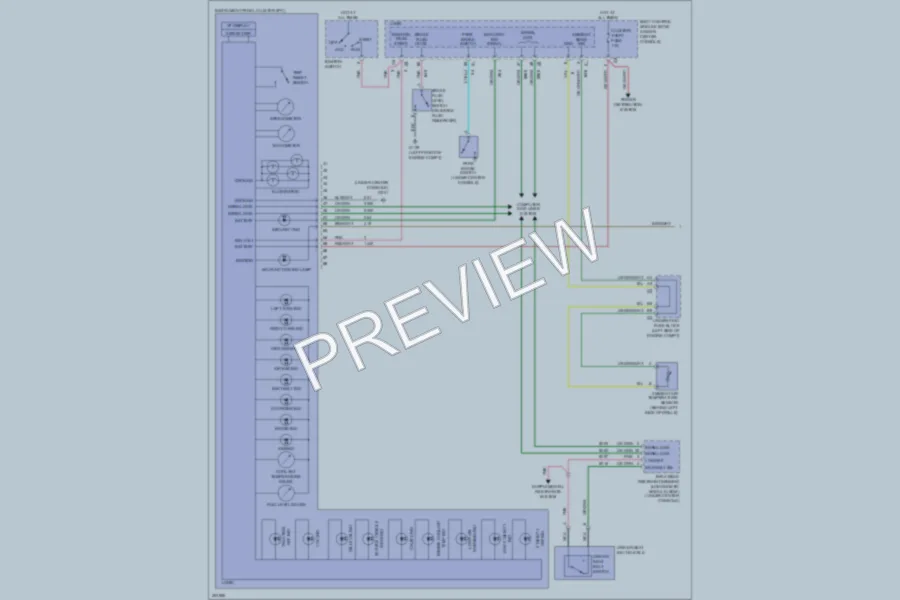 2010 Pontiac G6 Instrument Cluster wiring diagram preview