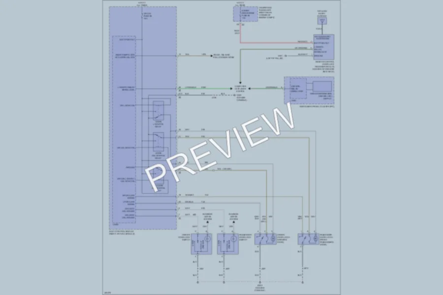 2010 Pontiac Solstice Power Door Locks wiring diagram preview