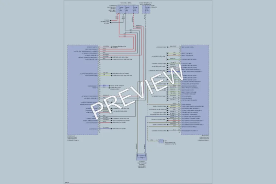 2010 Porsche 911 Body Control Modules wiring diagram preview