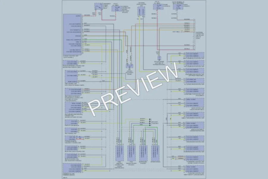 2010 Porsche 911 Computer Data Lines wiring diagram preview